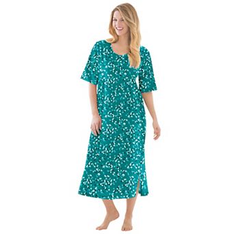 Dreams & Co. Plus Size Long Tagless Sleepshirt