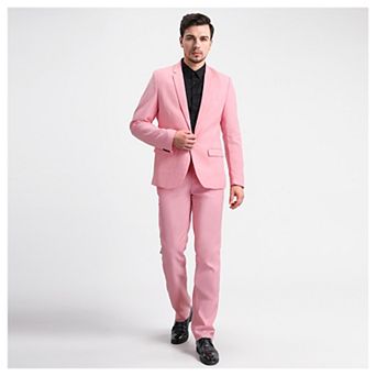 Men's 2 pc Solid Color Slim Fit Suit