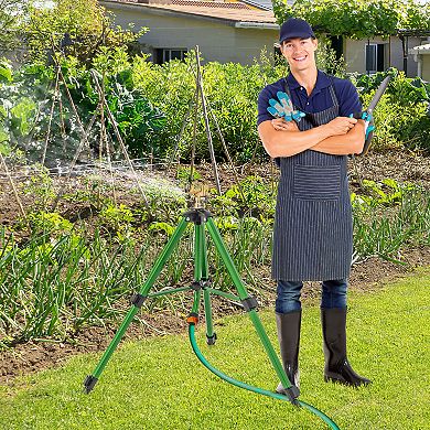 Impact Sprinkler on Tripod Base Set of 2 with 360 Degree Rotation