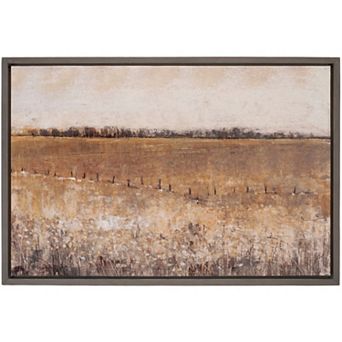 34"L Framed Landscape Canvas Art for Home Wall Decor
