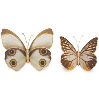 Butterfly (Set of 2) 4"L, 5"L Resin