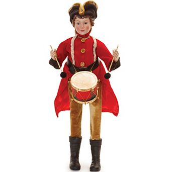 Celebrate the Holidays with a 26.5" Drummer Boy Figure Vintage Design