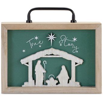 Celebrate the Holiday Season with Elegance Nativity Plaque