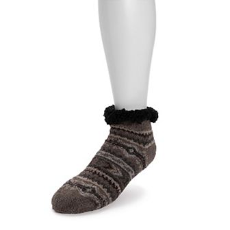 Men's MUK LUKS Refined Cozy Shortie Cabin Socks
