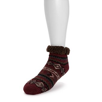 Men's MUK LUKS Refined Cozy Shortie Cabin Socks