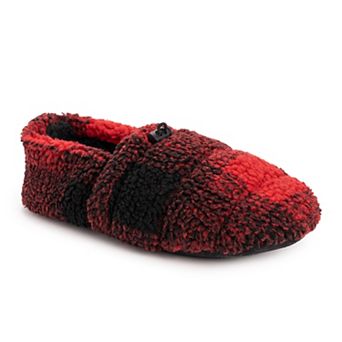 MUK LUKS Quilted Sherpa Men's Toggle Bootie Slippers