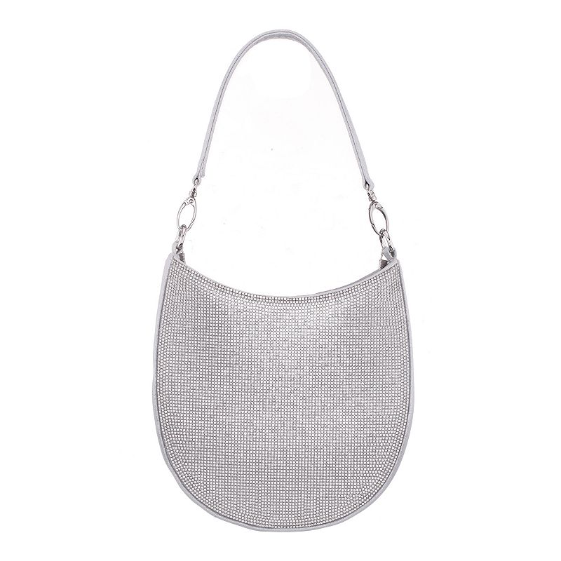 N by Nina Lolly Hobo Bag, Silver