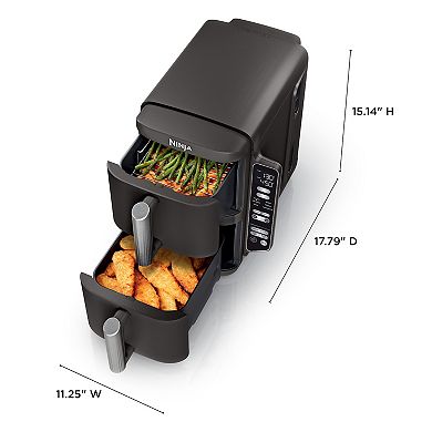 Ninja DoubleStack™ 8-qt. 6-in-1 Two-Basket Air Fryer