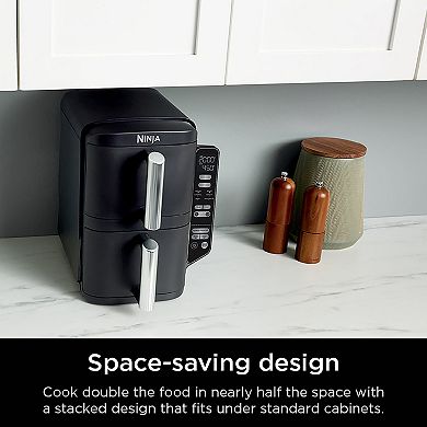 Ninja DoubleStack™ 8-qt. 6-in-1 Two-Basket Air Fryer