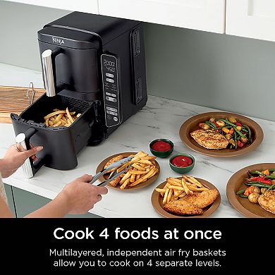 Ninja DoubleStack™ 8-qt. 6-in-1 Two-Basket Air Fryer