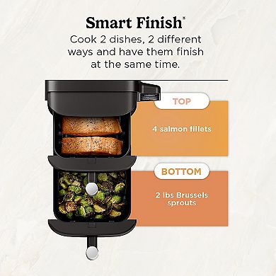 Ninja DoubleStack™ 8-qt. 6-in-1 Two-Basket Air Fryer