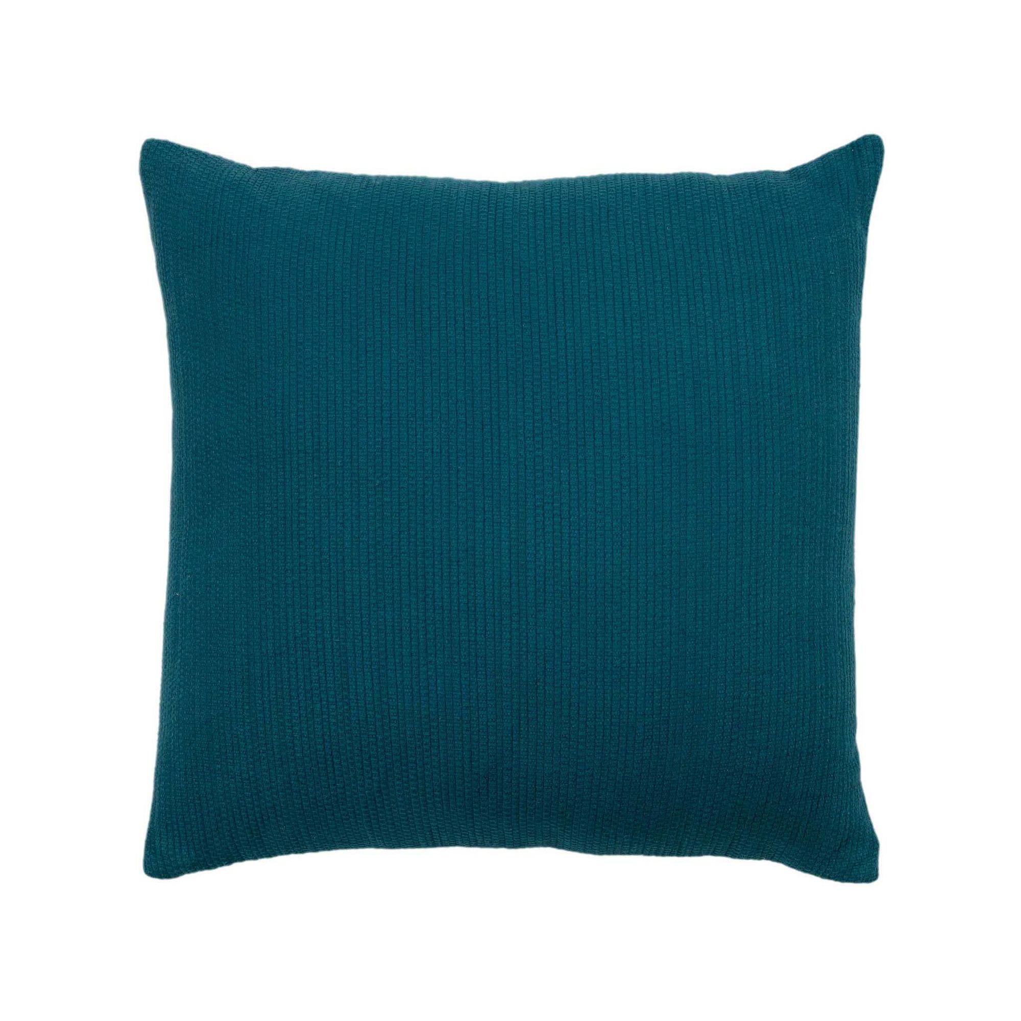 Rizzy Home Cam Down Filled Throw Pillow, Blue