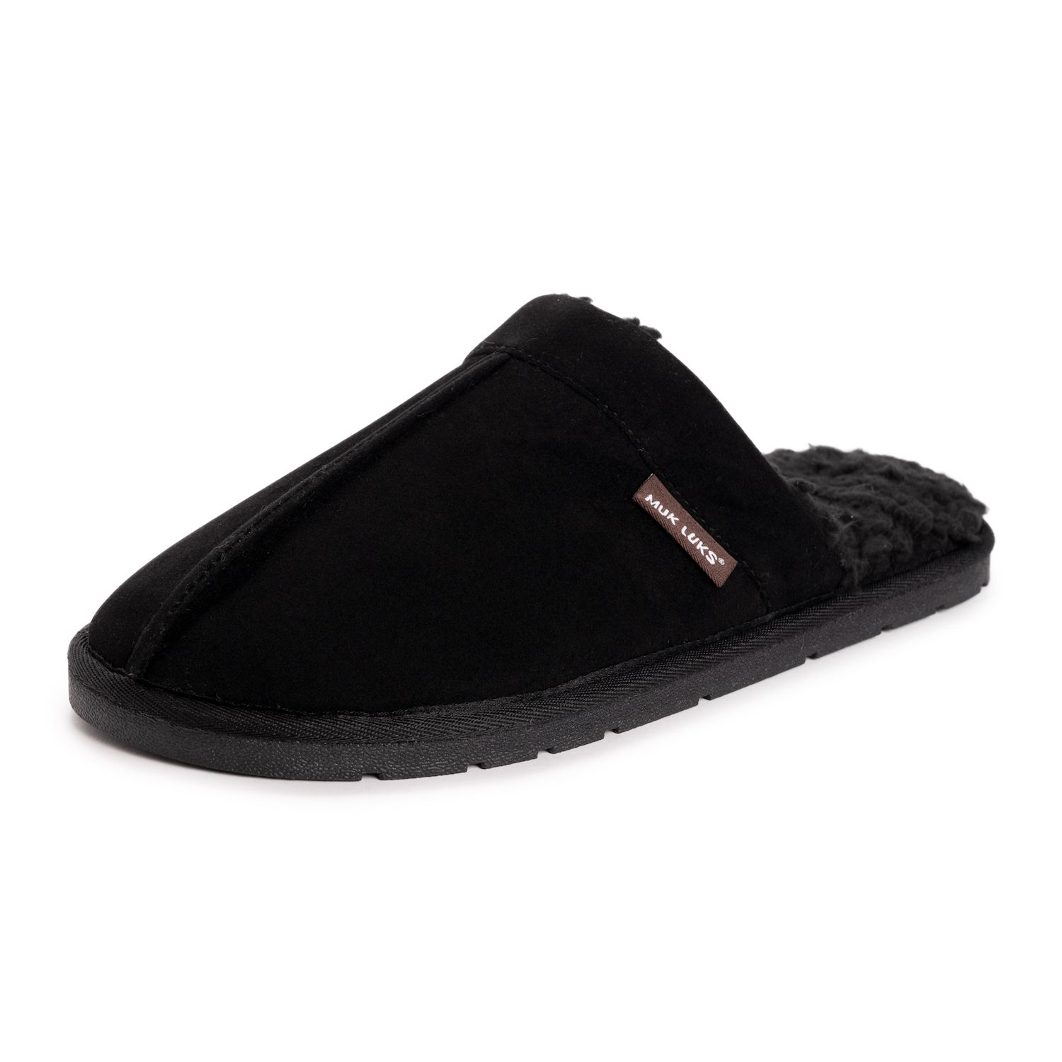Mens MUK LUKS® Leather Goods Abbott Slippers - Boscov's
