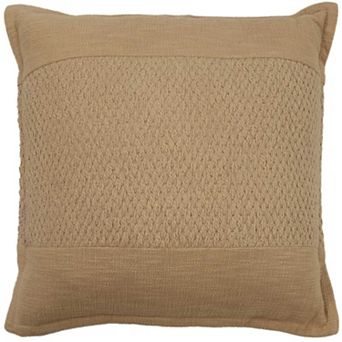 Rizzy Home Cleo Down Filled Throw Pillow