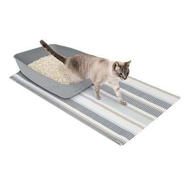 Kitty City Multi-Colored Foam Low Track Litter Box Mat