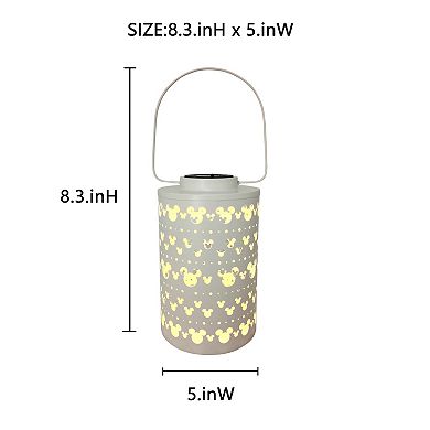 Disney's Mickey Mouse Small White LED Solar Lantern by The Big One™