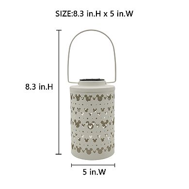 Disney's Mickey Mouse Small White LED Solar Lantern by The Big One™