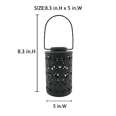 Disney's Mickey Mouse Small Black LED Solar Lantern by The Big One™