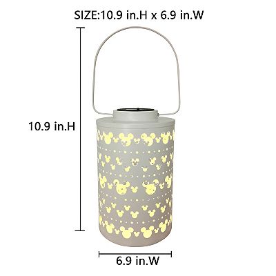Disney's Mickey Mouse Large White LED Solar Lantern by The Big One™