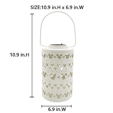 Disney's Mickey Mouse Large White LED Solar Lantern by The Big One™
