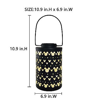 Disney's Mickey Mouse Large Black LED Solar Lantern by The Big One™