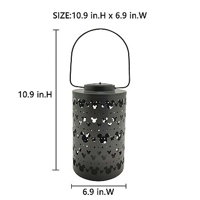 Disney's Mickey Mouse Large Black LED Solar Lantern by The Big One™