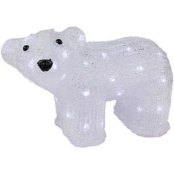 Northlight LED Lighted Commercial Grade Acrylic Polar Bear Outdoor Christmas Decoration