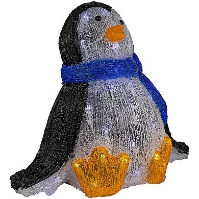 Northlight LED Lighted Commercial Grade Acrylic Baby Penguin Christmas Display Decoration