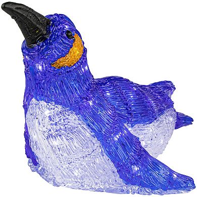 Northlight LED Lighted Commercial Grade Acrylic Swimming Penguin Outdoor Christmas Decoration