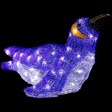 Northlight LED Lighted Commercial Grade Acrylic Swimming Penguin Outdoor Christmas Decoration