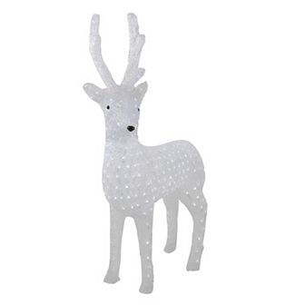 Northlight 41" LED Lighted Commercial Grade Acrylic Reindeer Christmas Display Decoration