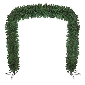Northlight 9' x 8' Artificial Pine Unlit Commercial Christmas Archway