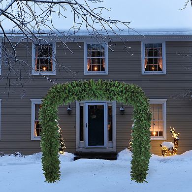 Northlight 9' x 8' Artificial Pine Unlit Commercial Christmas Archway