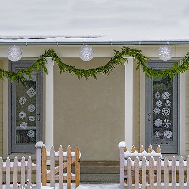 Northlight LED Crystal Sphere Hanging Christmas Decoration