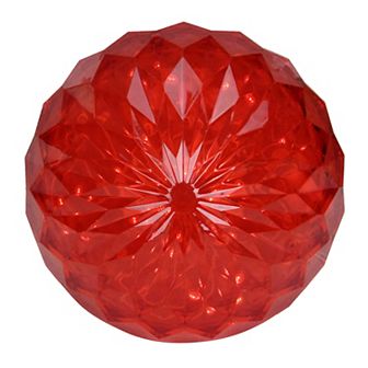 Northlight LED Crystal Sphere Hanging Christmas Decoration