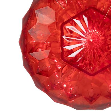 Northlight LED Crystal Sphere Hanging Christmas Decoration