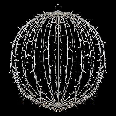 Northlight 30-in. LED 3D Christmas Hanging Ball Decoration