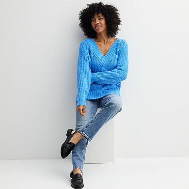 Women's Sonoma Goods For Life® Long Line V-Neck Sweater