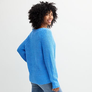 Women's Sonoma Goods For Life® Long Line V-Neck Sweater