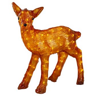 Northlight LED Lighted Acrylic Reindeer Christmas Display Decoration