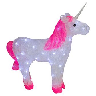 Northlight 23 in LED Acrylic Unicorn Christmas Display Decoration
