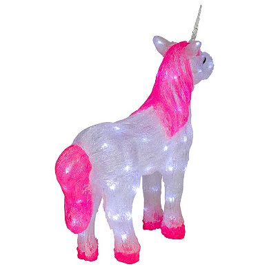 Northlight 23 in. LED Acrylic Unicorn Christmas Display Decoration
