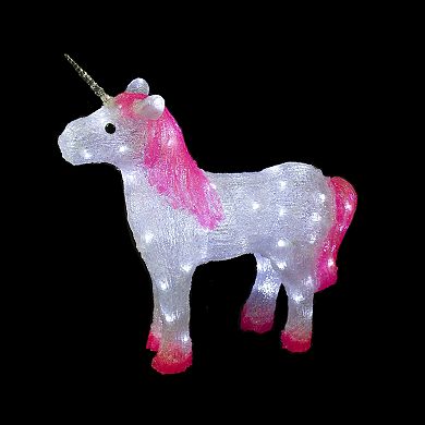 Northlight 23 in. LED Acrylic Unicorn Christmas Display Decoration