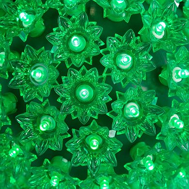 Northlight LED Green Starlight Sphere Outdoor Hanging Christmas Decoration