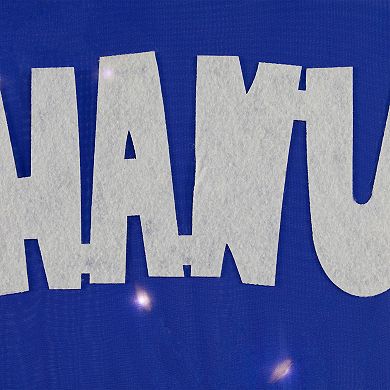 Northlight LED Polar Bear "Happy Hanukkah" Sign Outdoor Decoration