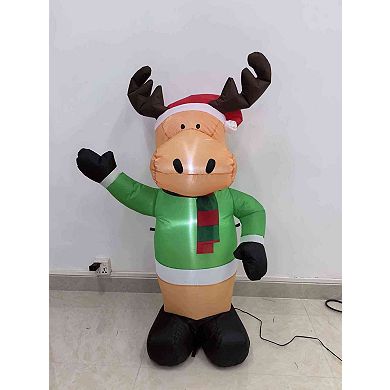 Northlight Lighted Inflatable Deer Outdoor Christmas Decoration