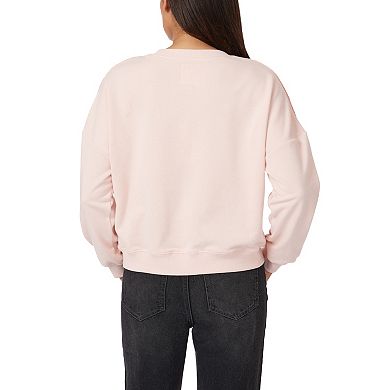 Women's C&C California Crochet Detail Daisy Pullover