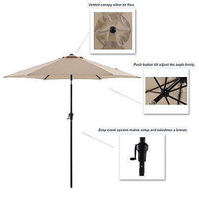 Sonoma Goods For Life 9-ft. Crank & Tilt Patio Umbrella