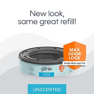 Diaper Genie Unscented 3-Pack Round Refills