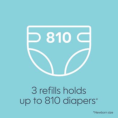 Diaper Genie Unscented 3-Pack Round Refills